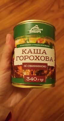 Каша гороховая со свининой консервы