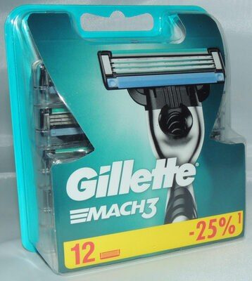 Сменные кассеты для безопасных бритв Gillette Mach3