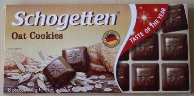 Schogetten Ciocolată cu lapte cu bucățele de biscuiți cu ovăz