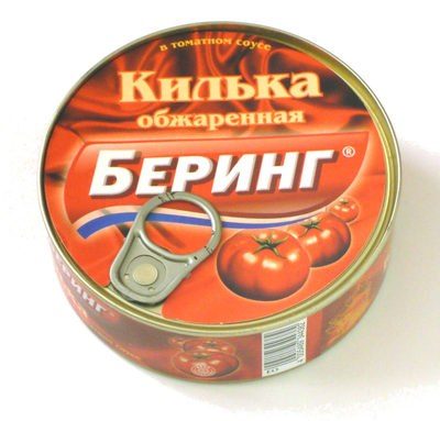 Килька обжаренная в томатном соусе