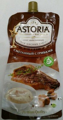 Соус майонезный "Сметанный с грибами" Астория