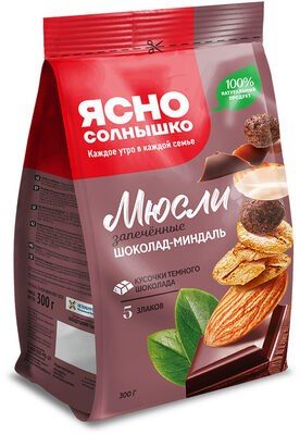 Мюсли запеченые шоколад-миндаль