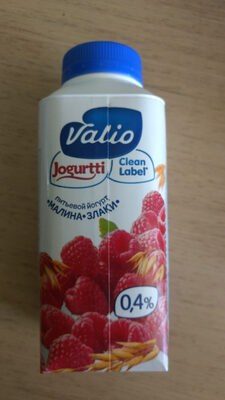 Jogurtti питьевой йогурт малина злаки