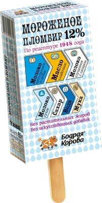Мороженое пломбир 12%