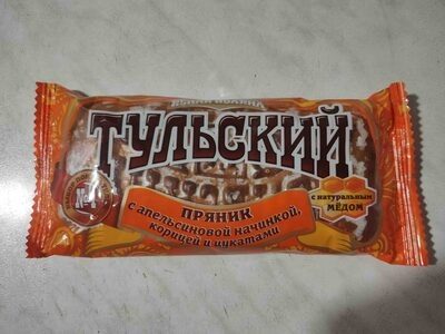 Тульский пряник с апельсиновой начинкой корицей и цукатами