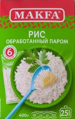 Рис обработанный паром