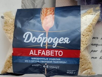 Изделия макаронные "Alfabeto"