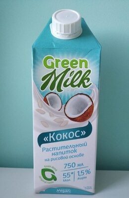 «Кокос» Растительный напиток на рисовой основе