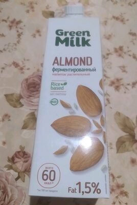 Напиток растительный ферментированный almond rice based