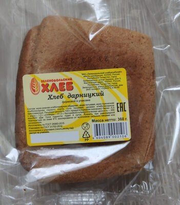 Хлеб дарницкий формовой в упаковке