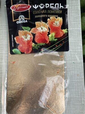 Форель соленая ломтиками
