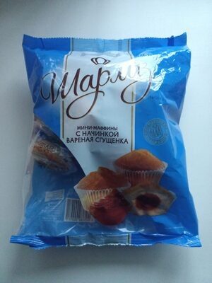 Мини-маффины с начинкой вареная сгущенка