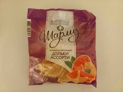 Мармелад желейный дольки ассорти