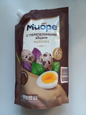 Майонез с перепелиными яйцами