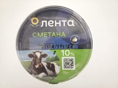 Сметана 10%