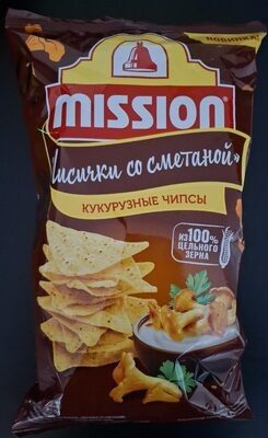 Кукурузные Чипсы "Лисички Со Сметаной"
