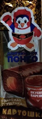 творожный сырок "картошка" "Пингвиненок Конго"