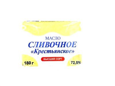 Масло сливочное Крестьянское