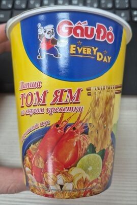 Лапша Том Ям со вкусом креветки