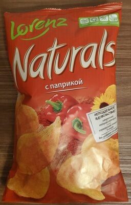 Чипсы картофельные "Naturals" с паприкой