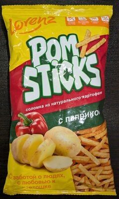 Соломка из натурального картофеля с паприкой