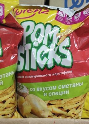 соломка картофельная Ponsticks со вкусом сметаны и специй