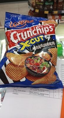 Чипсы CRUNCHIPS X-CUT чакалака «вкус Африки»