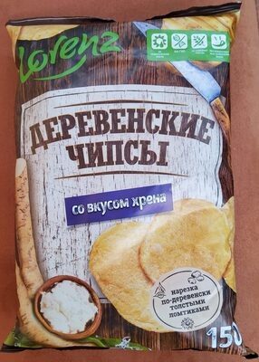 Деревенские чипсы со вкусом хрена