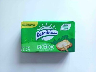 Масло Крестьянское сладко-сливочное 72,5%