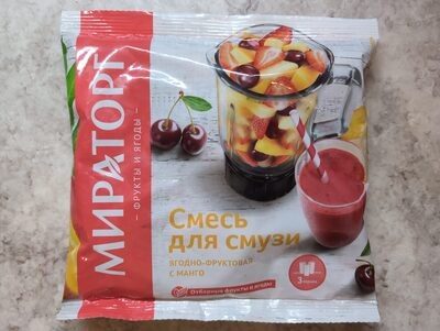 Смесь для смузи ягодно-фруктовая с манго