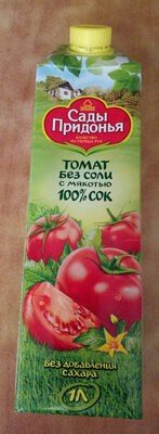 Томат без соли с мякотью 100 % сок