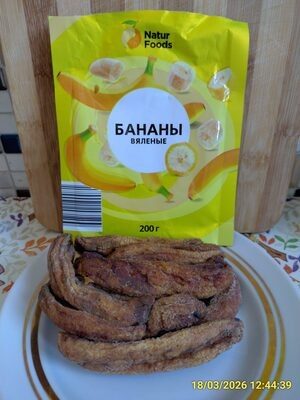Бананы вяленые Natur Foods
