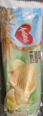 Печенье сдобное лимон мята