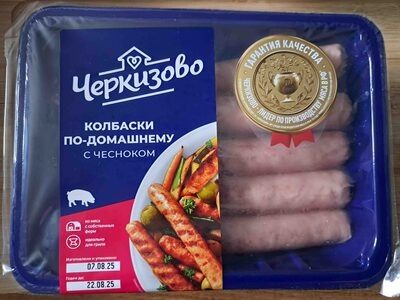 Колбаски по-домашнему с чесноком