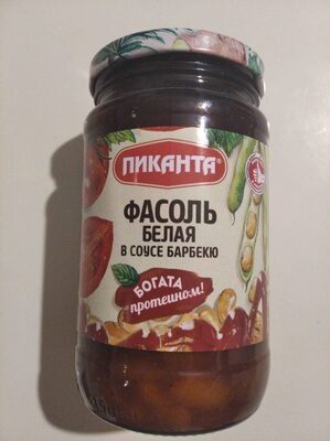 Фасоль белая в соусе барбекю