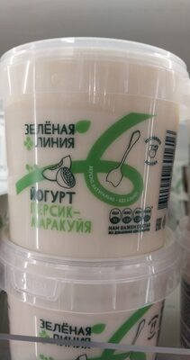 Йогурт персик-маракуйя