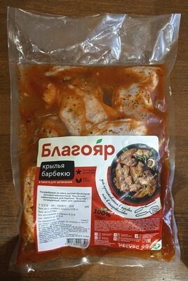 Крылья барбекю в пакете для запекания