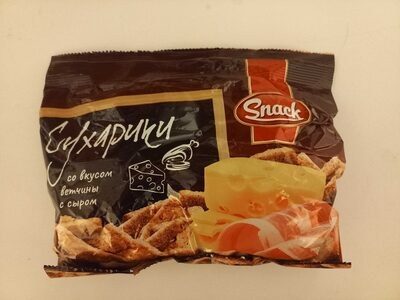 Сухарики со вкусом ветчины с сыром