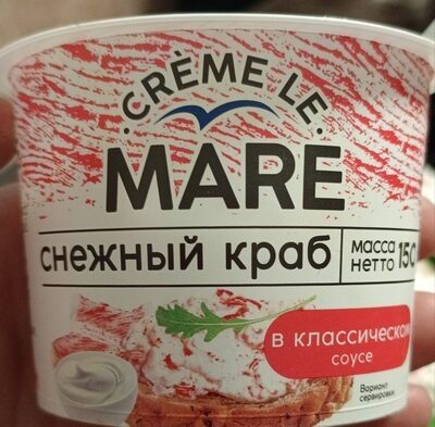 Снежный краб в классическом соусе