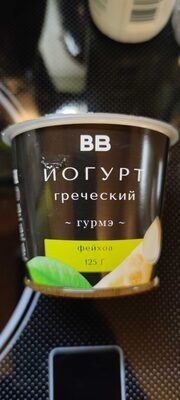 Йогурт "греческий фейхоа"