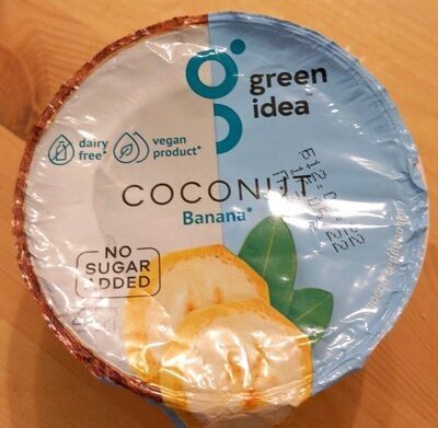 Green idea кокосовый десерт с бананом