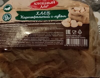 хлеб картофельный с луком