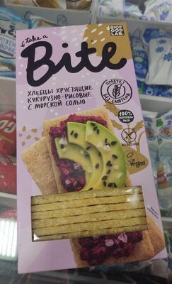 Хлебцы хрустящие кукурузно-рисовые с морской солью