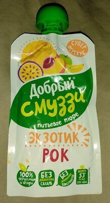 Добрый смузи питьевое пюре Экзотик Рок