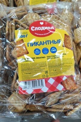 хлебцы хрустящие "пикантные" с морской солью