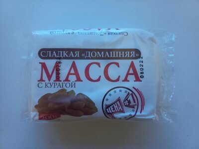 Масса сладкая "Домашняя" с курагой