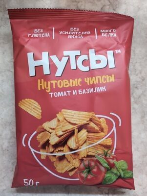 Нутсы Нутовые Чипсы Томат и Базилик