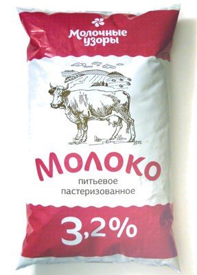 Молоко питьевое пастеризованное 3,2%