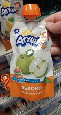 Агуша фруктовое пюре яблоко