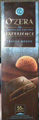 горький шоколад с начинкой truffle mousse
